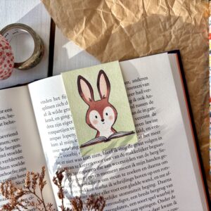 Magnetic Bunny Bookmark